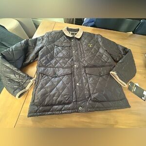 NWT Yellowstone Brown Jacket with Corduroy Collar